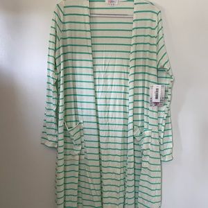 Lularoe Sarah cardigan long with pockets med